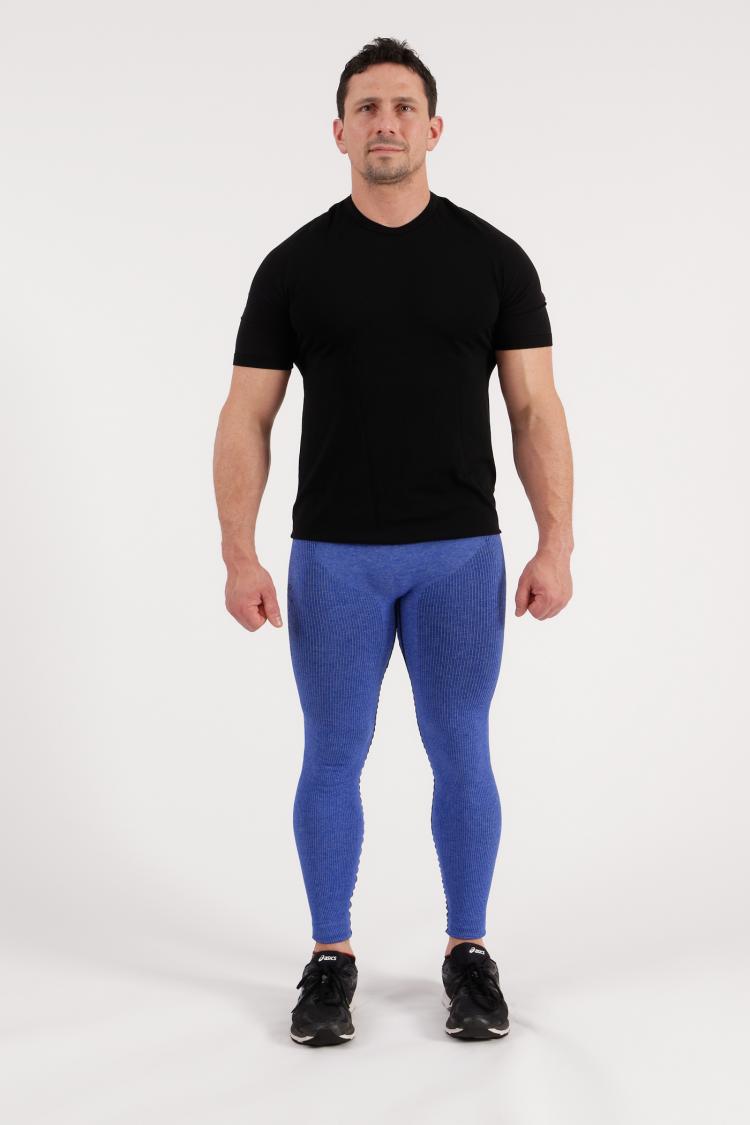 4.0 Men's MID Compression Tights Long (Mid Rise Waist) *Made in the USA*