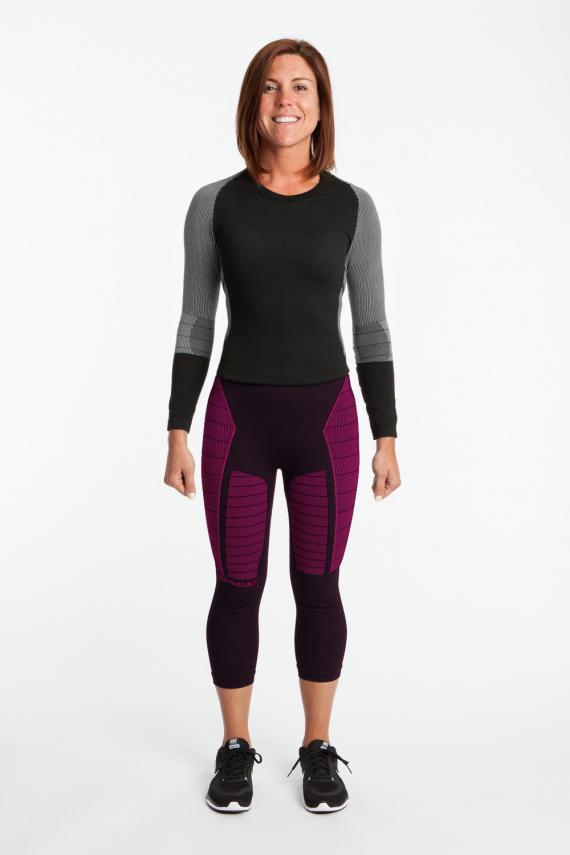 4.0 Women's MAX Compression Tights 3/4 (Mid Rise Waist)  *Made in the USA*