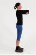 4.0 Women's MID Compression Tights Knee (Mid Rise Waist)Made in the USA (CLEARANCE SALE) 