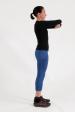 4.0 Women's MID Compression Tights 3/4 (Mid Rise Waist) Made in the USA (CLEARANCE SALE)