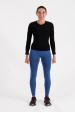 4.0 Women's MID Compression Tights Long (Mid Rise Waist) *Made in the USA*