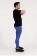 4.0 Men's MID Compression Tights Long (Mid Rise Waist) *Made in the USA*